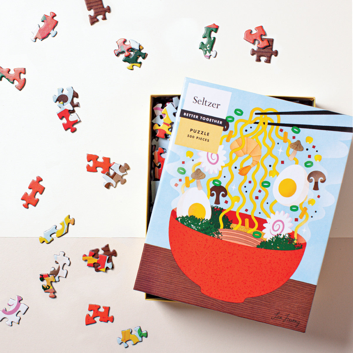 Ramen Bowl 500 Piece Puzzle - Quick Ship - Puzzlicious.com