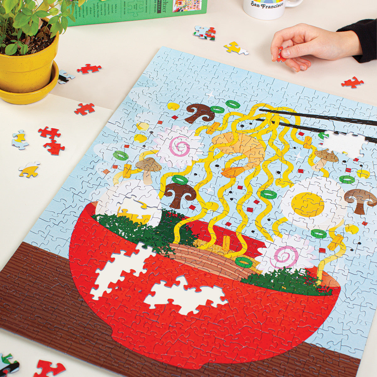 Ramen Bowl 500 Piece Puzzle - Quick Ship - Puzzlicious.com