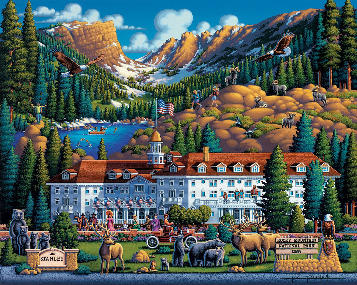 Rocky Mountain National Park 500 Piece Puzzle - Puzzlicious.com