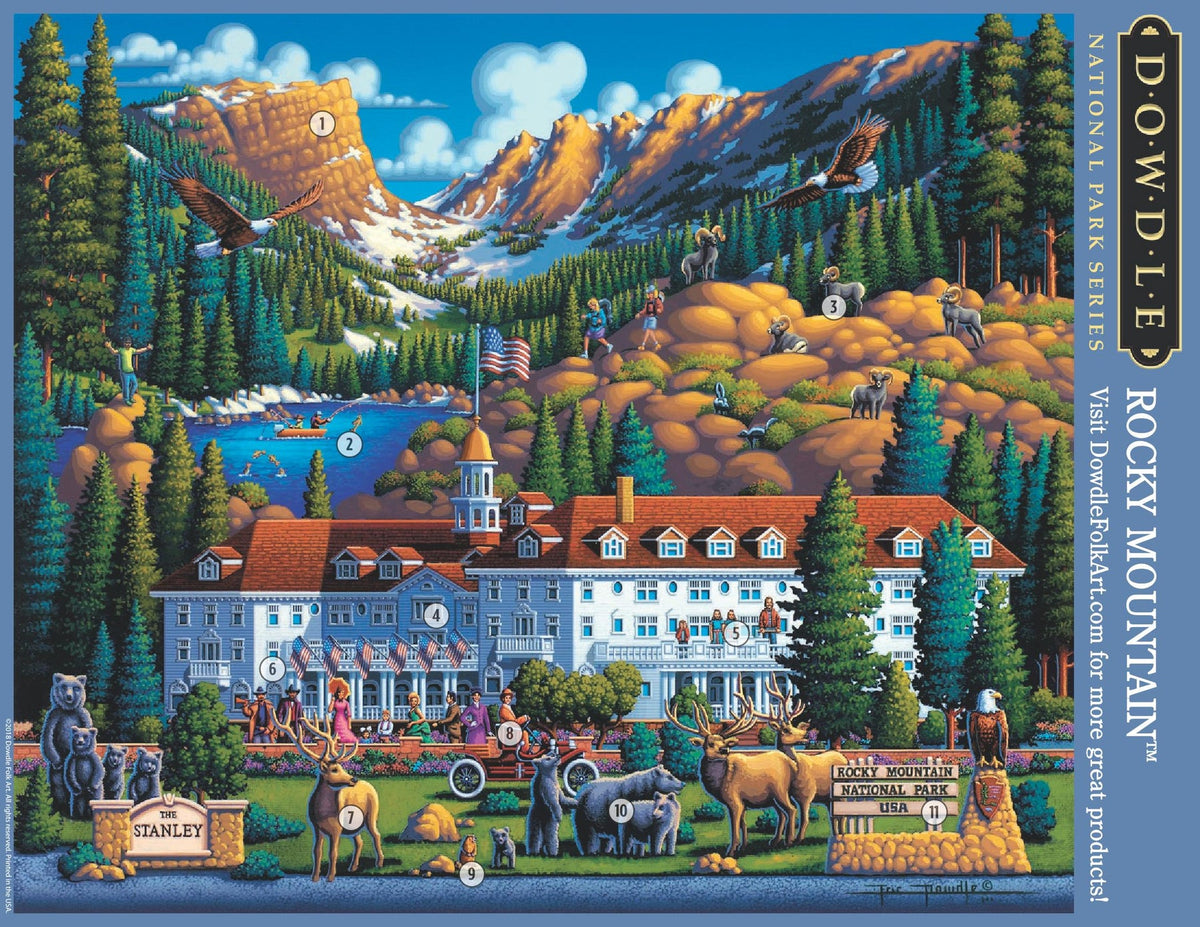 Rocky Mountain National Park 500 Piece Puzzle - Quick Ship