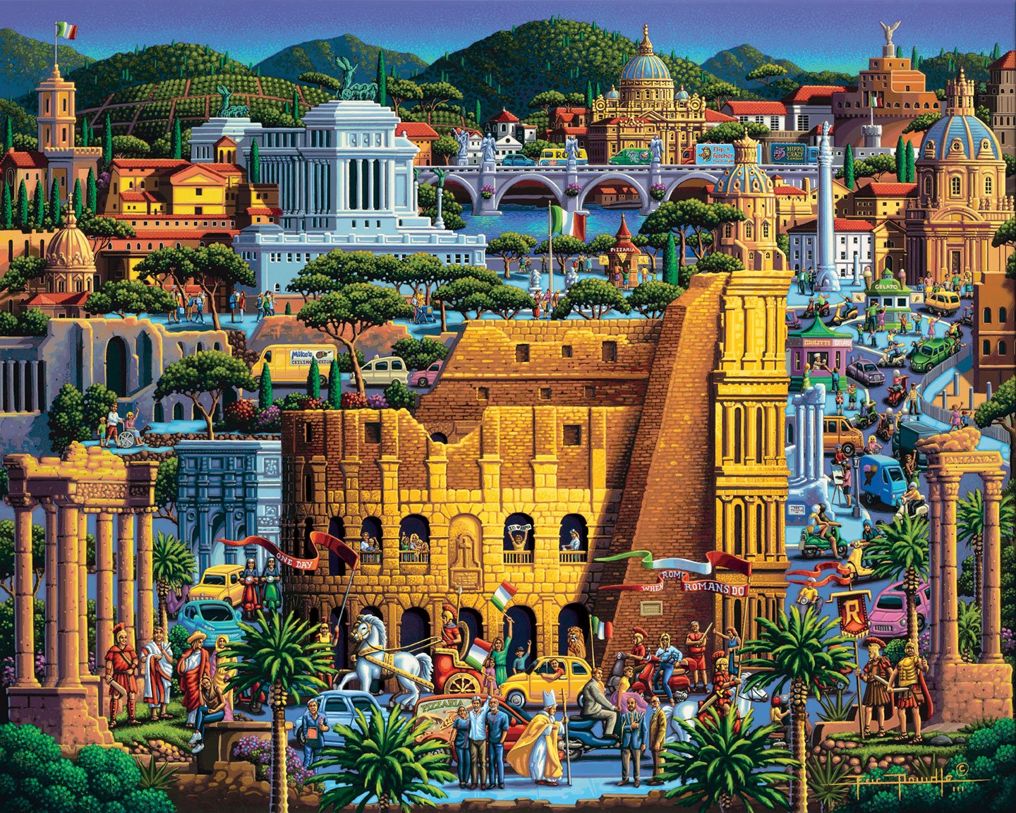 Rome 500 Piece Puzzle - Quick Ship - Puzzlicious.com