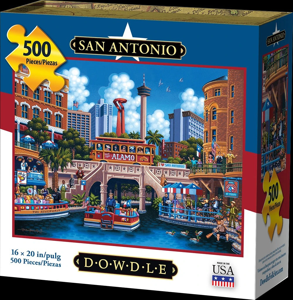 San Antonio 500 Piece Puzzle - Quick Ship - Puzzlicious.com