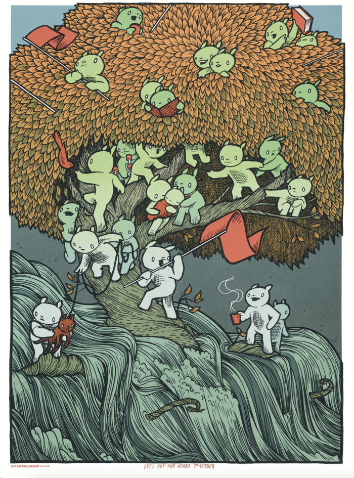 Let's Put Our Heads Together 1000 Piece Puzzle - Quick Ship - Puzzlicious.com