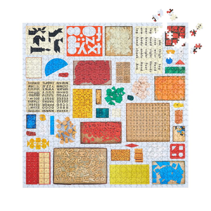 Several Found Things (Numbers, Letters, Shapes) 1000 Piece Puzzle - Quick Ship - Puzzlicious.com