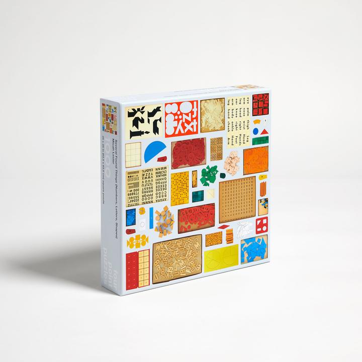 Several Found Things (Numbers, Letters, Shapes) 1000 Piece Puzzle - Quick Ship - Puzzlicious.com