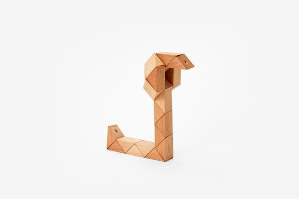 Snake Block - Medium - Puzzlicious.com