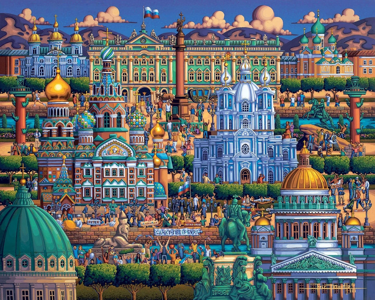 St. Petersburg 1000 Piece Puzzle - Quick Ship - Puzzlicious.com