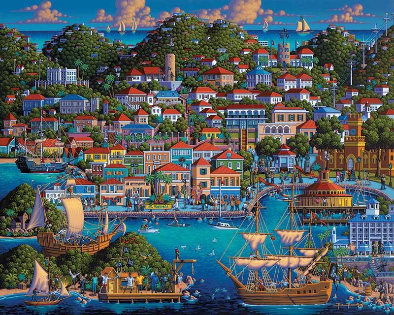 St. Thomas 500 Piece Puzzle - Quick Ship - Puzzlicious.com