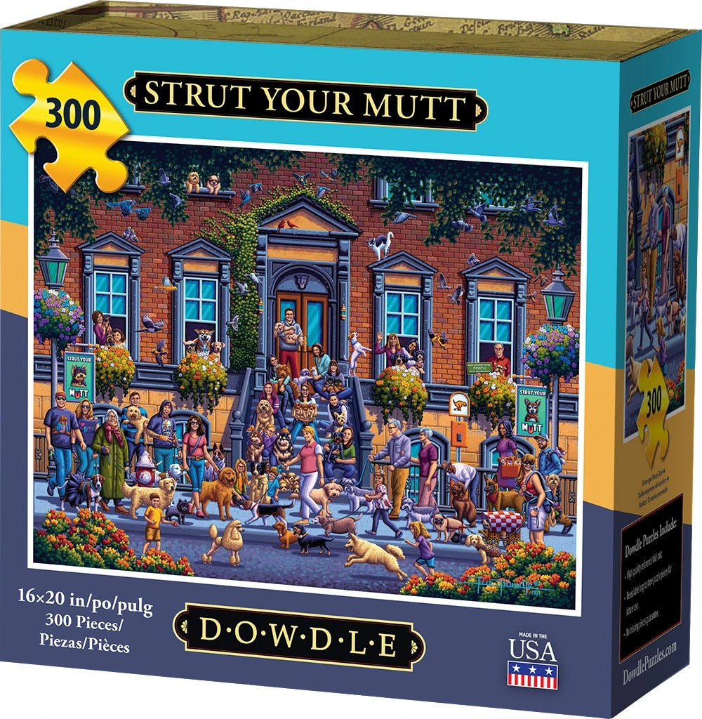 Strut Your Mutt 300 Piece Puzzle - Quick Ship - Puzzlicious.com