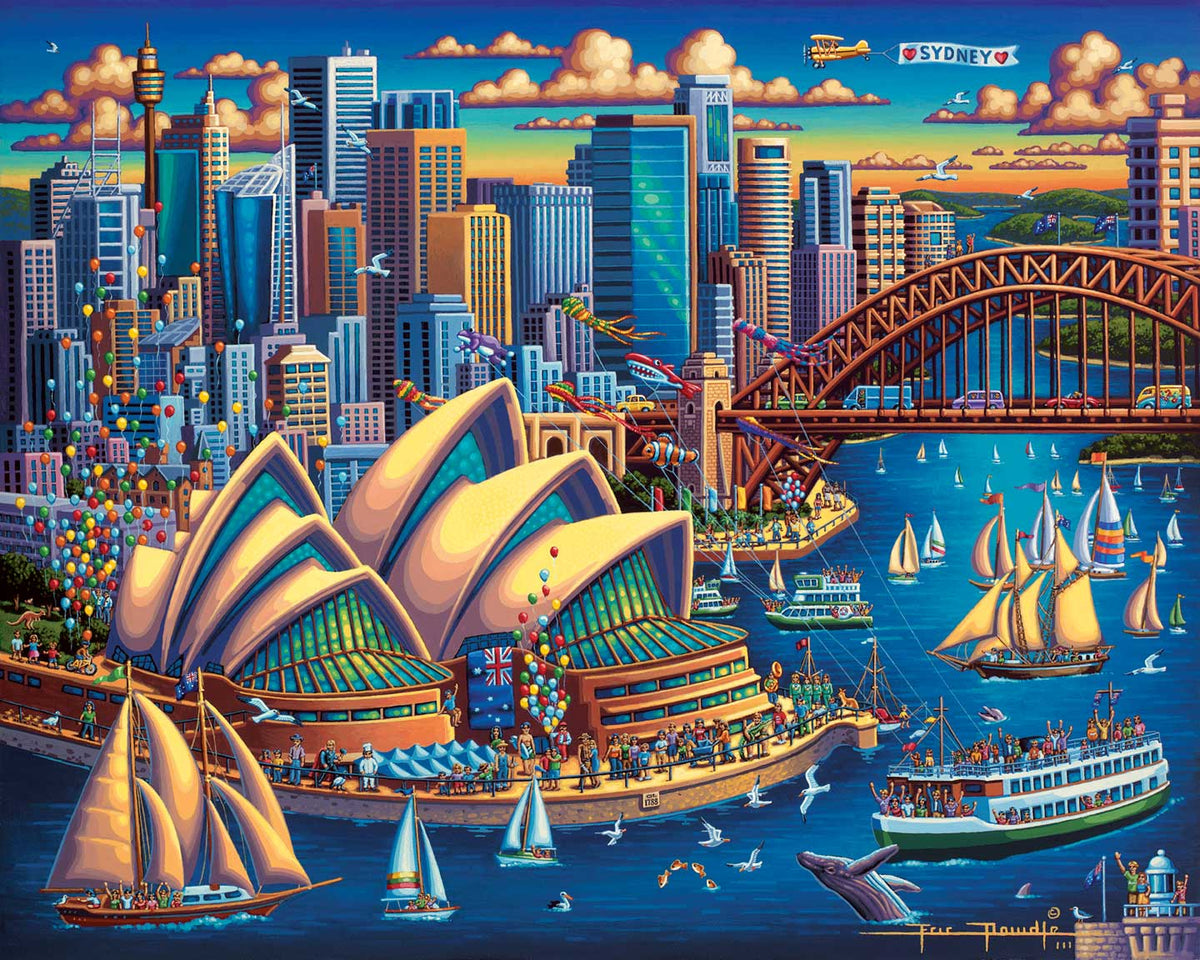 Sydney Opera House 500 Piece Puzzle - Quick Ship