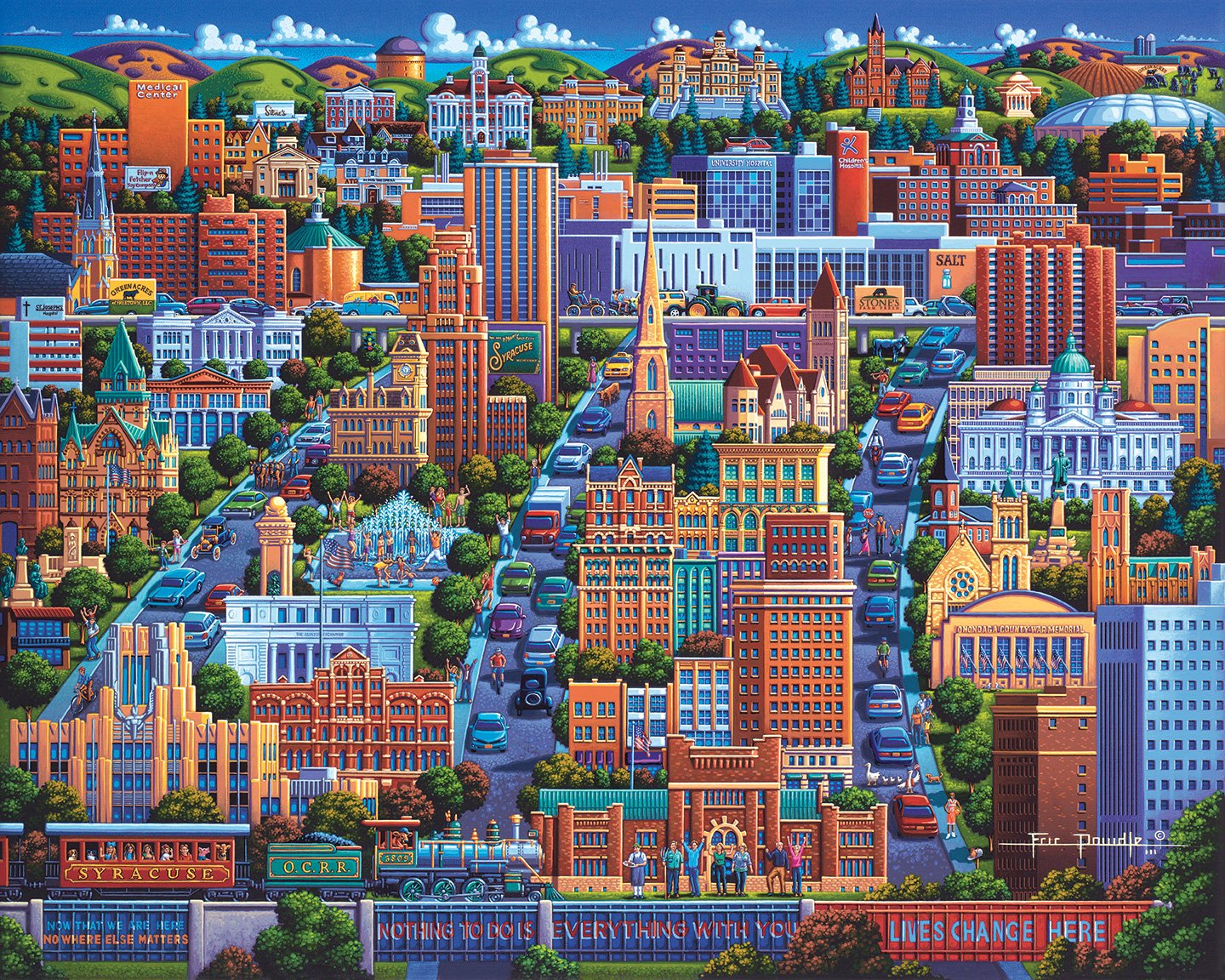 Syracuse 1000 Piece Puzzle - Puzzlicious.com