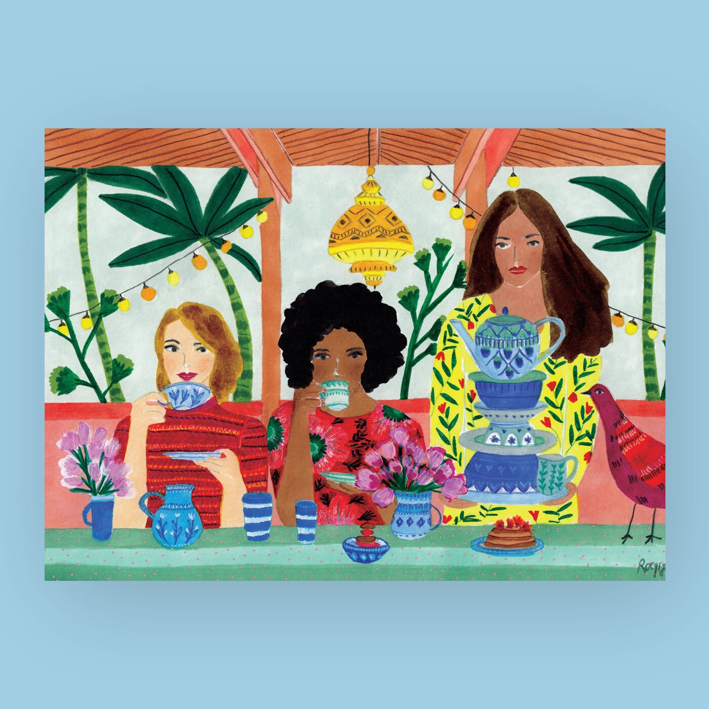 Three for Tea - 500 Piece Puzzle - Quick Ship - Puzzlicious.com