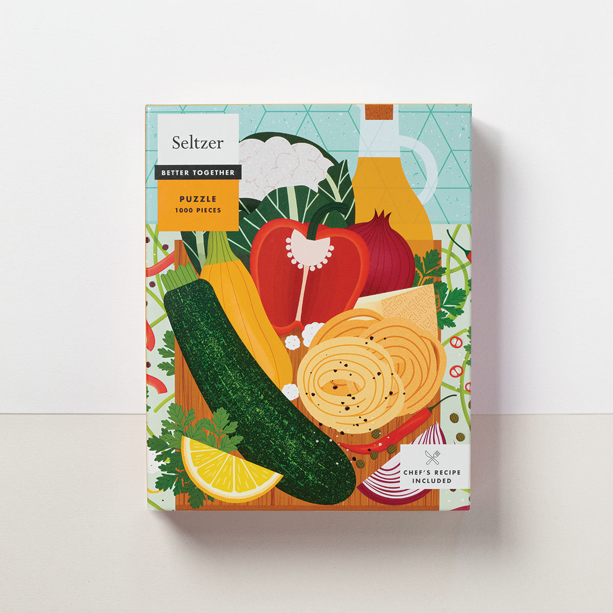Veggie Recipe 1000 Piece Puzzle - Quick Ship - Puzzlicious.com