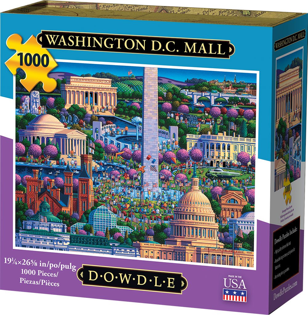 Washington D.C. Mall 1000 Piece Puzzle - Quick Ship - Puzzlicious.com