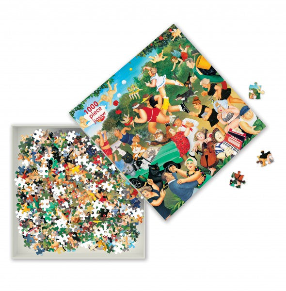 Beryl Cook: Good Times 1000 Piece Jigsaw Puzzle - Quick Ship - Puzzlicious.com