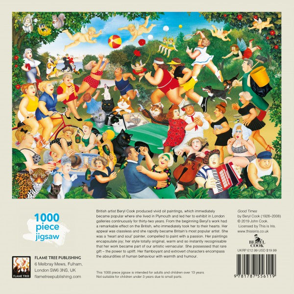 Beryl Cook: Good Times 1000 Piece Jigsaw Puzzle - Quick Ship - Puzzlicious.com