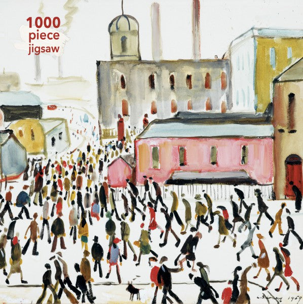 L.S. Lowry: Going to Work 1000 Piece Jigsaw Puzzle - Quick Ship - Puzzlicious.com