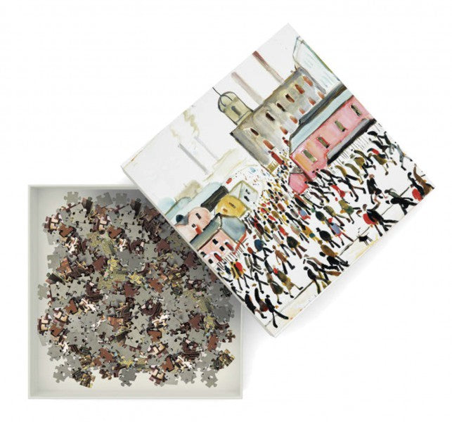 L.S. Lowry: Going to Work 1000 Piece Jigsaw Puzzle - Quick Ship - Puzzlicious.com