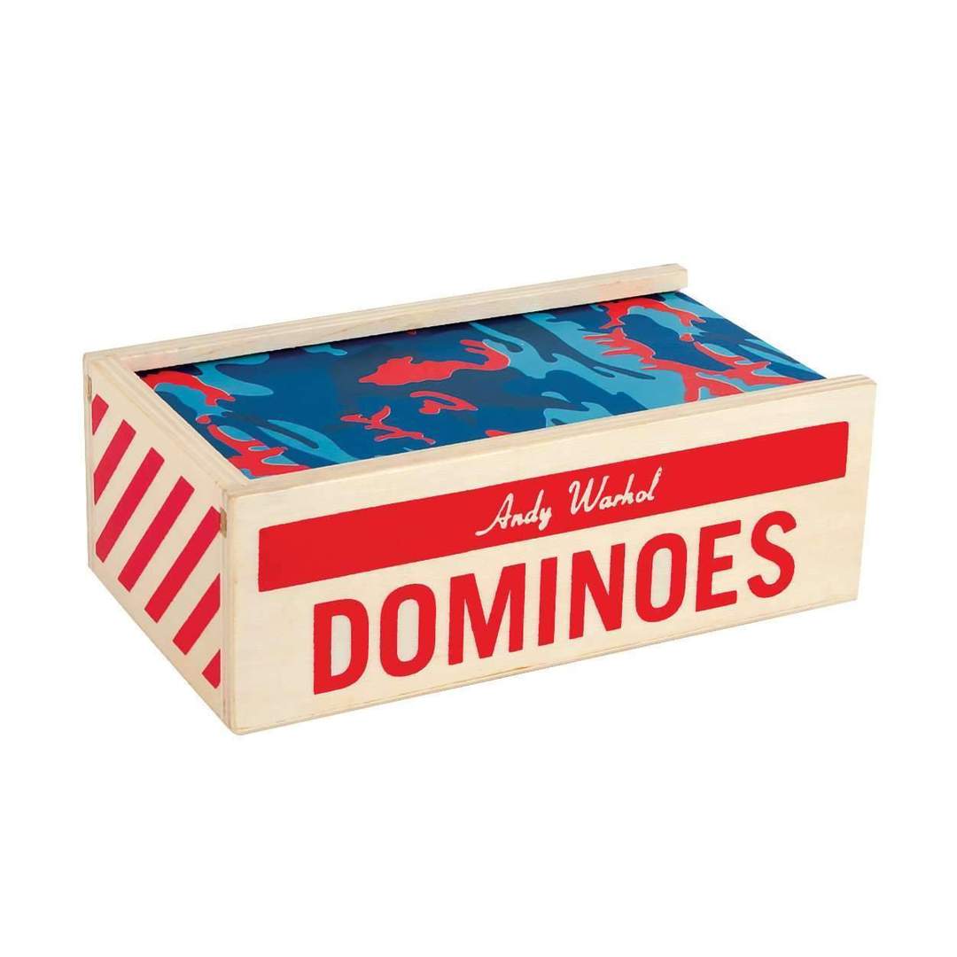 Andy Warhol Wooden Dominoes Set - Quick Ship - Puzzlicious.com