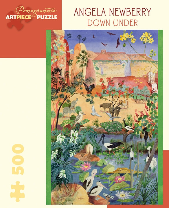Angela Newberry: Down Under 500 Piece Jigsaw Puzzle - Quick Ship - Puzzlicious.com