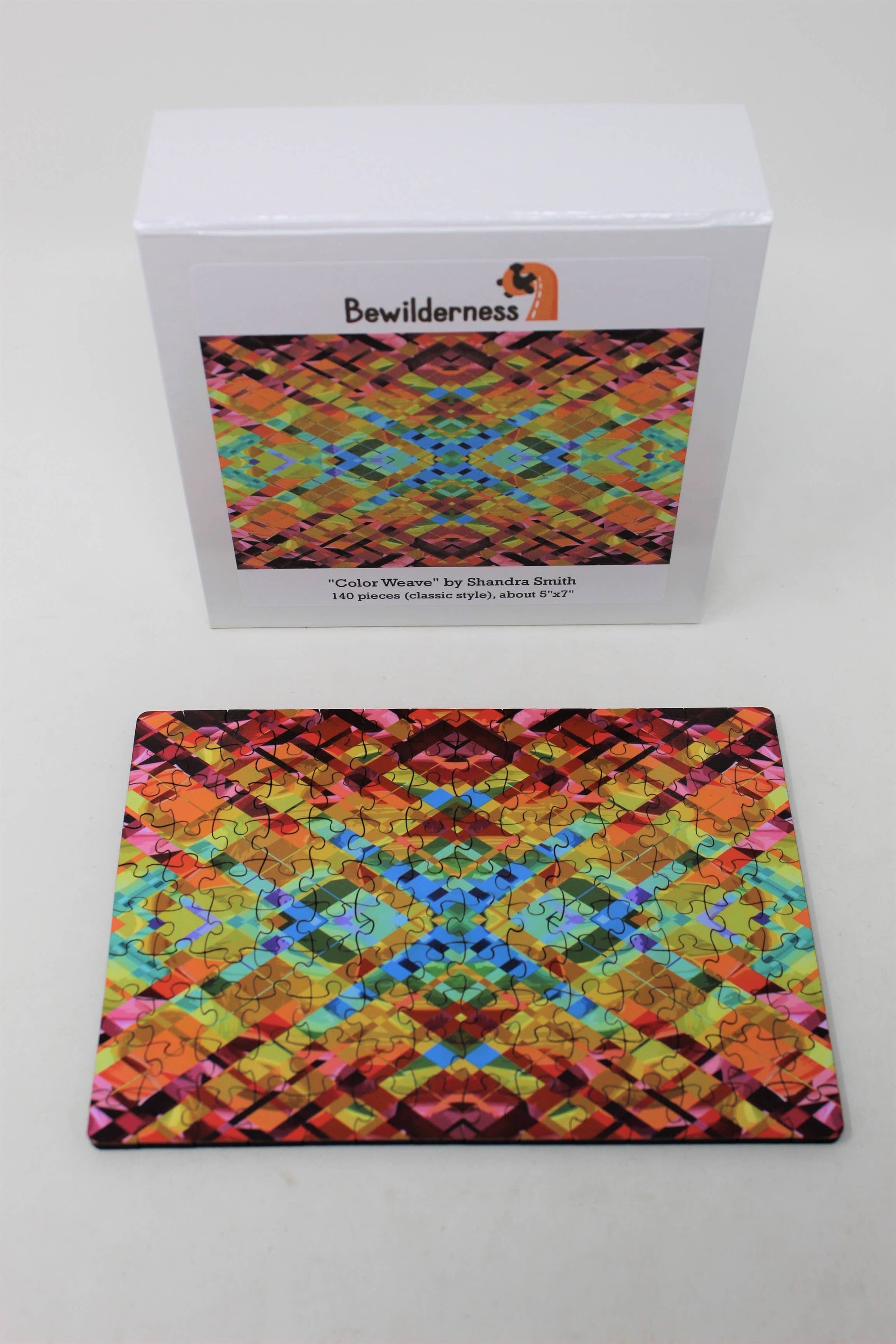 Color Weave Traditional Wooden Jigsaw Puzzle - 140 Pieces - Quick Ship - Puzzlicious.com