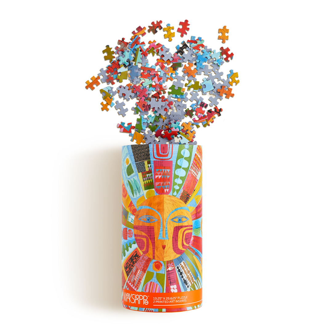 Brand New Day Sun Collage | 1000 Piece Jigsaw Puzzle - Quick Ship - Puzzlicious.com