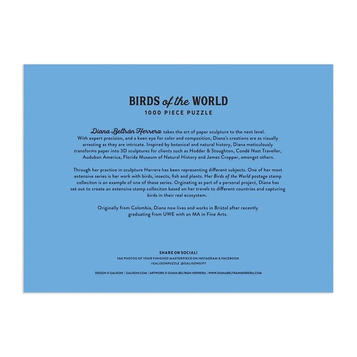Birds of the World 1000 Piece Puzzle - Quick Ship - Puzzlicious.com