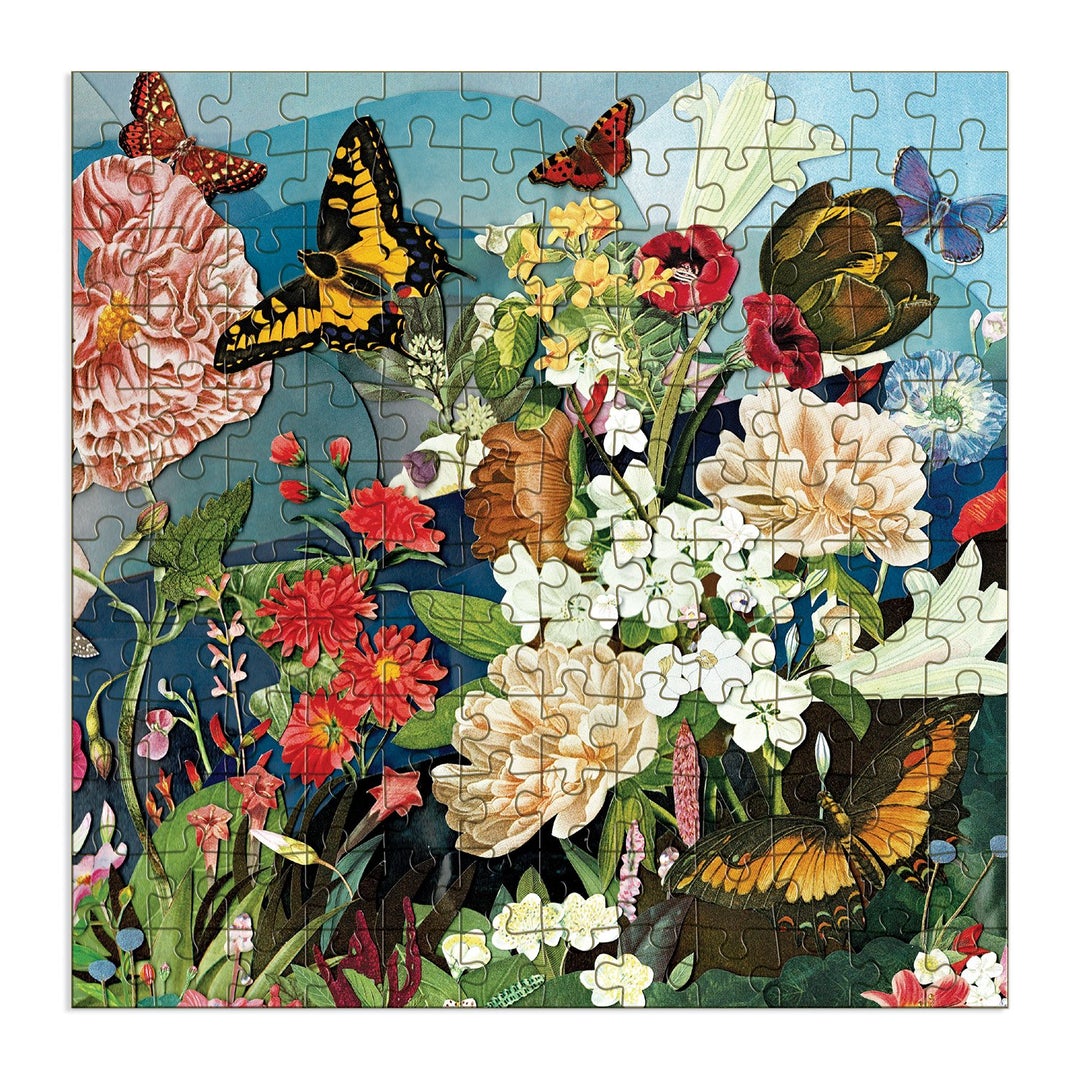 Ben Giles Butterfly Blooms 144 Piece Wood Puzzle - Quick Ship