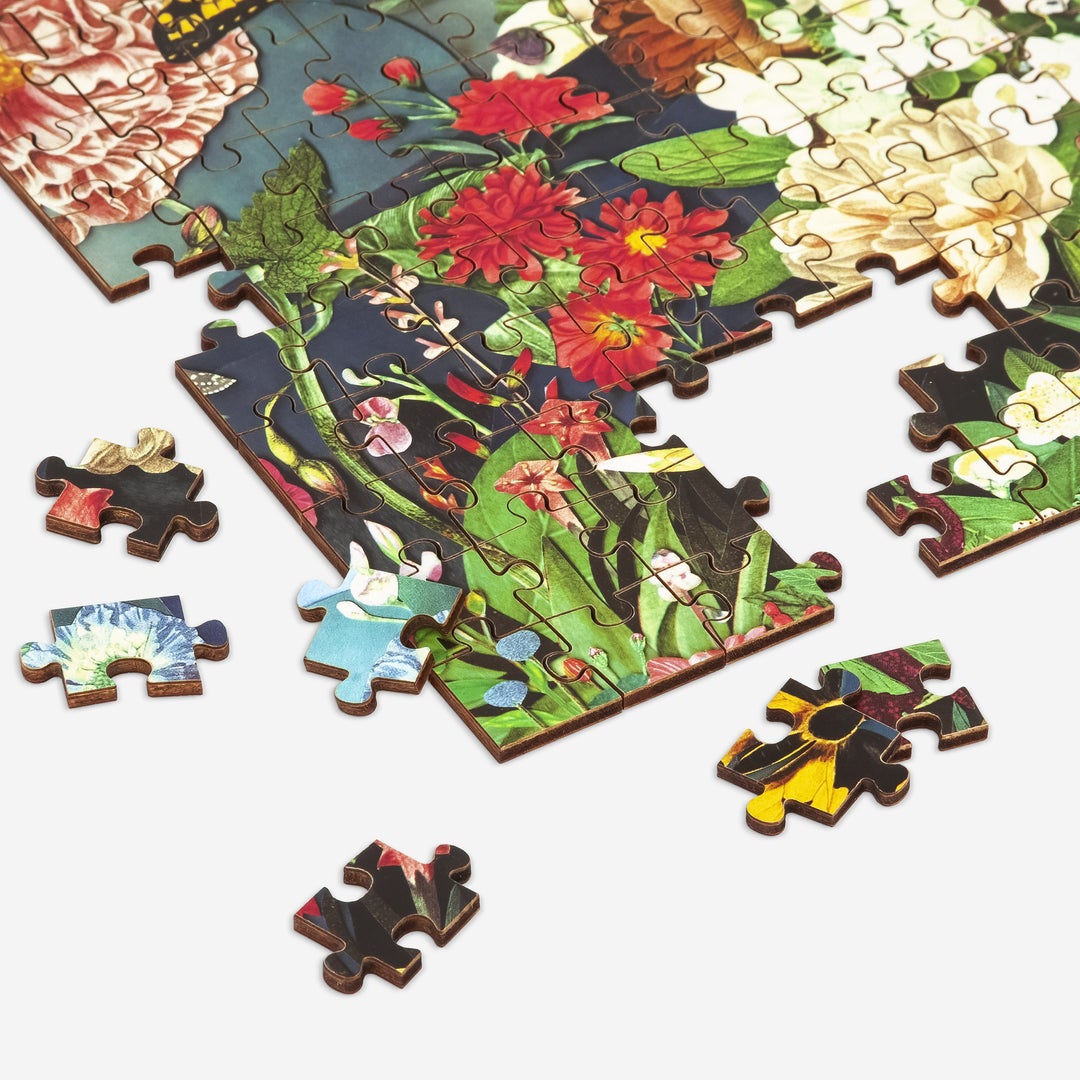 Ben Giles Butterfly Blooms 144 Piece Wood Puzzle - Quick Ship