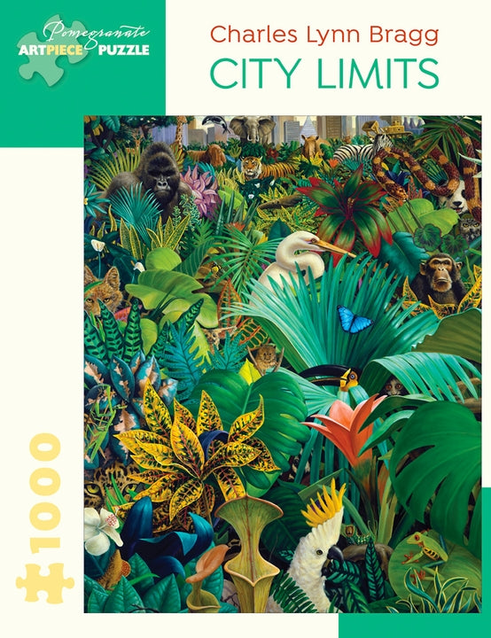 Charles Lynn Bragg: City Limits 1000 Piece Jigsaw Puzzle - Quick Ship - Puzzlicious.com