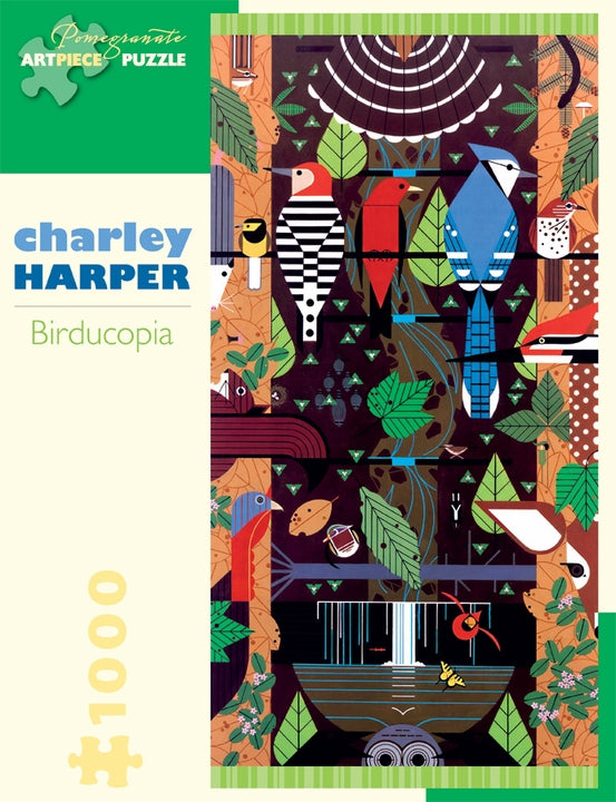 Charlie Harper: Birducopia 1000 Piece Jigsaw Puzzle - Quick Ship - Puzzlicious.com