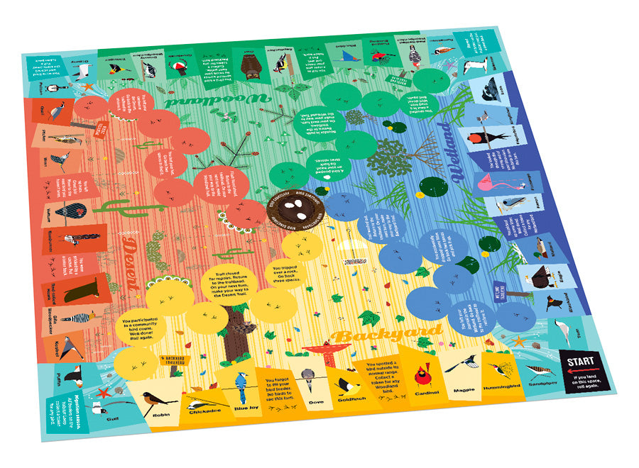 Charley Harper's Spot the Birds Board Game - Puzzlicious.com