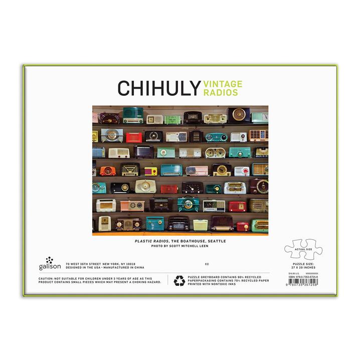 Chihuly Vintage Radios 1000 Piece Puzzle - Quick Ship - Puzzlicious.com