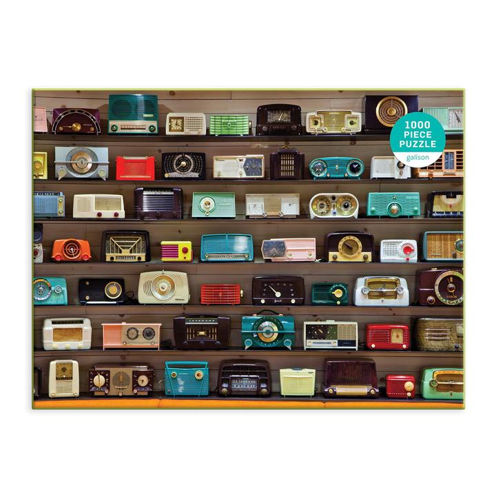 Chihuly Vintage Radios 1000 Piece Puzzle - Quick Ship - Puzzlicious.com
