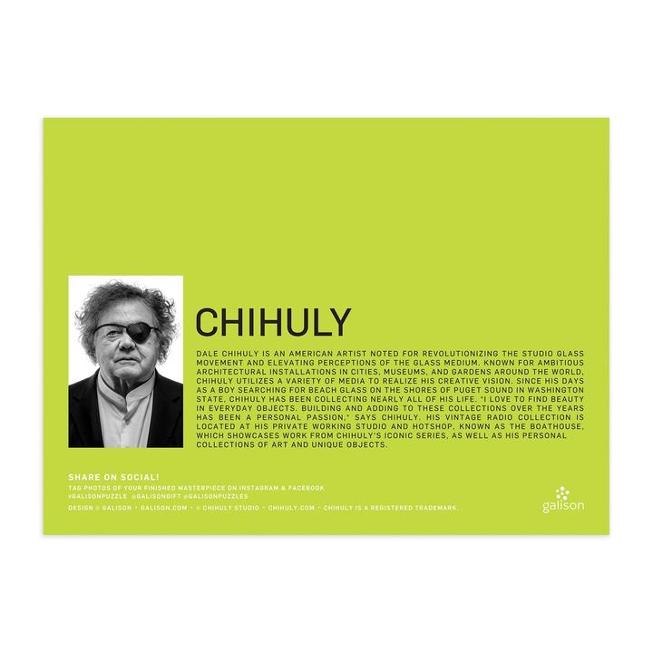 Chihuly Vintage Radios 1000 Piece Puzzle - Quick Ship - Puzzlicious.com