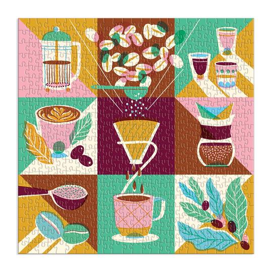 Coffeeology 500 Piece Puzzle - Quick Ship