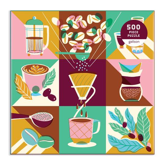 Coffeeology 500 Piece Puzzle - Quick Ship