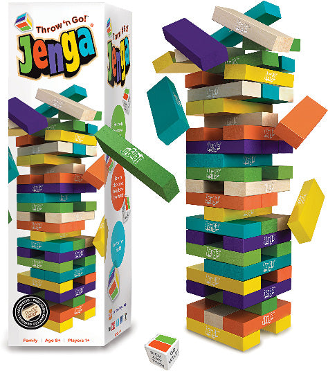 Jenga Throw 'N Go - Quick Ship - Puzzlicious.com