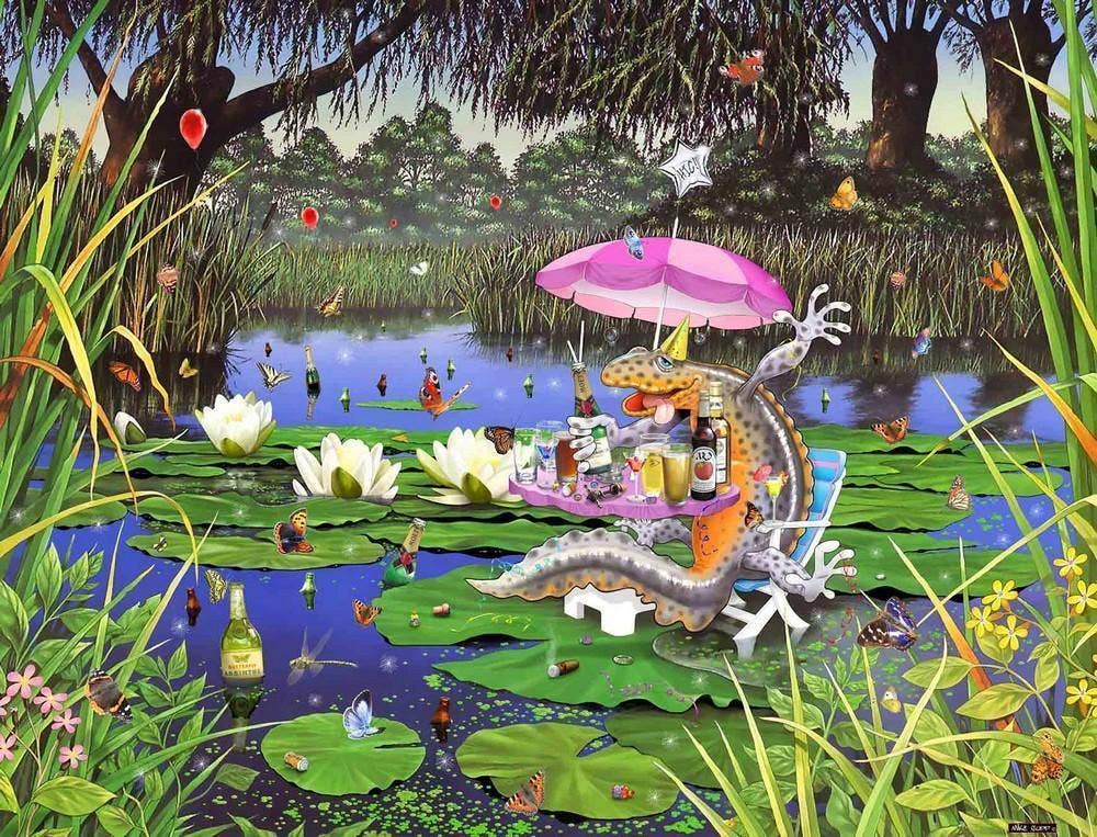 P*ssed as a Newt - Mike Jupp 500 Piece Jigsaw Puzzle