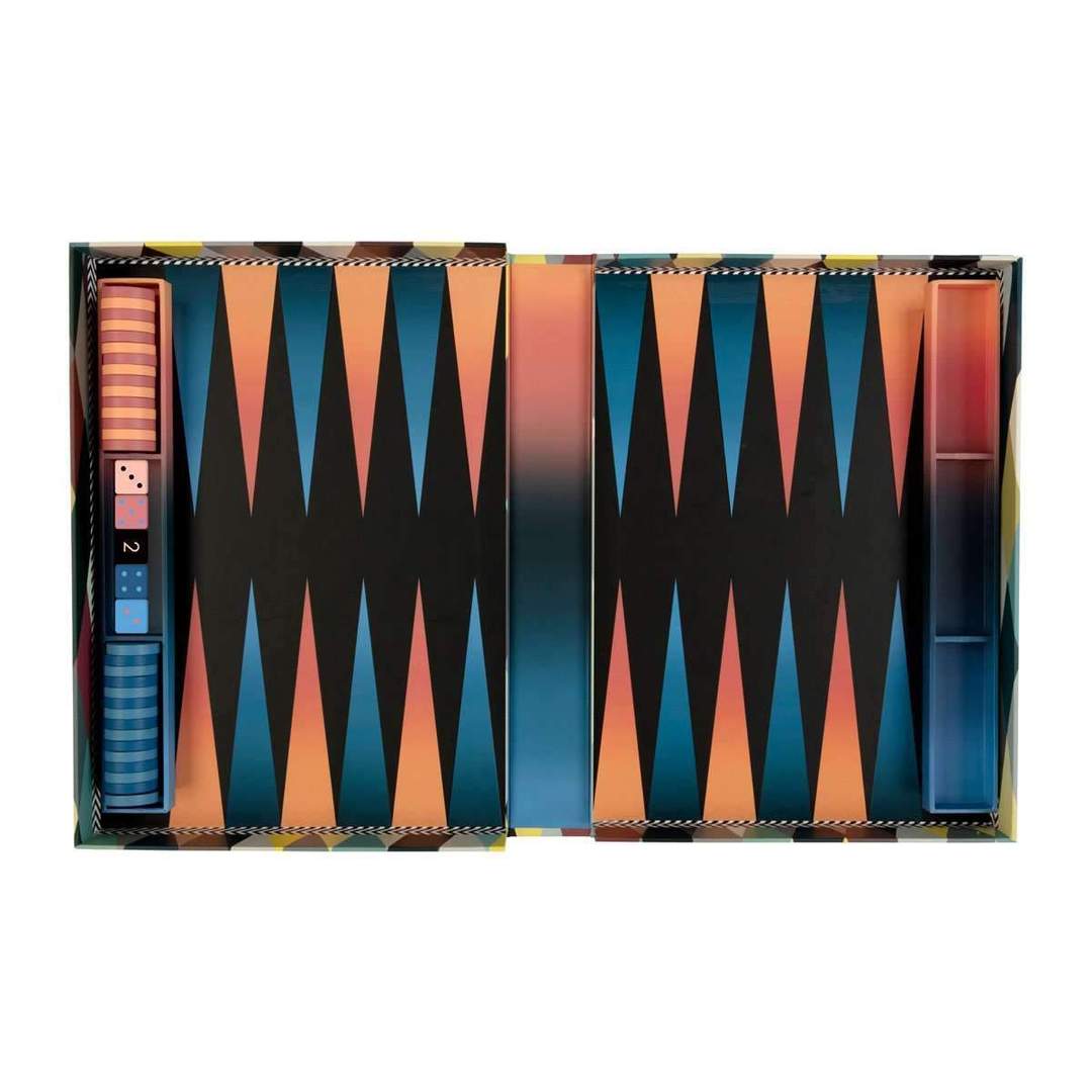 Christian Lacroix Dangerous Game Backgammon Set - Quick Ship - Puzzlicious.com