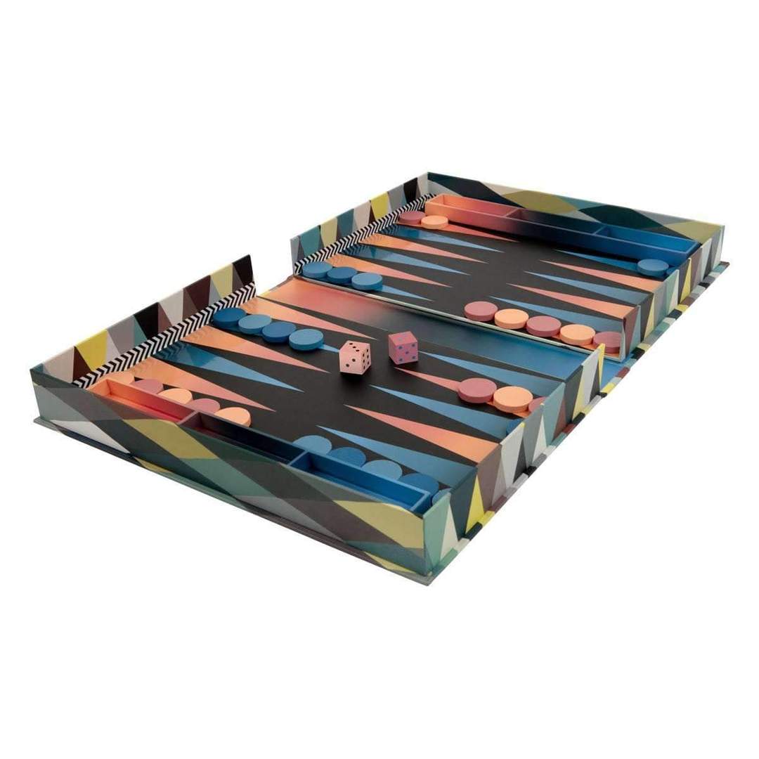 Christian Lacroix Dangerous Game Backgammon Set - Quick Ship - Puzzlicious.com