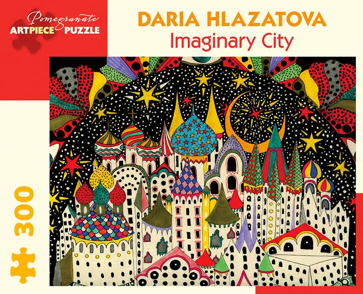 Daria Hlazatova: Imaginary City 300 Piece Jigsaw Puzzle - Quick Ship - Puzzlicious.com