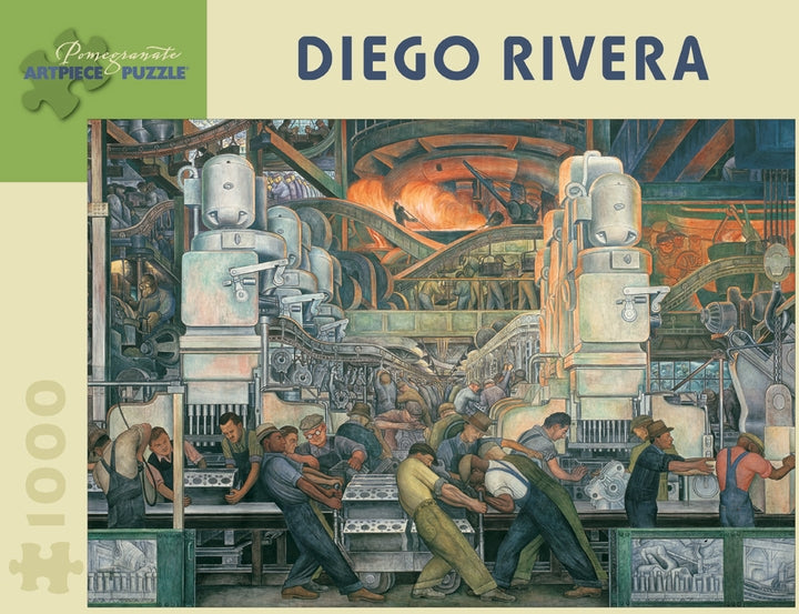 Diego Rivera: Detroit Industry 1000 Piece Jigsaw Puzzle - Quick Ship - Puzzlicious.com