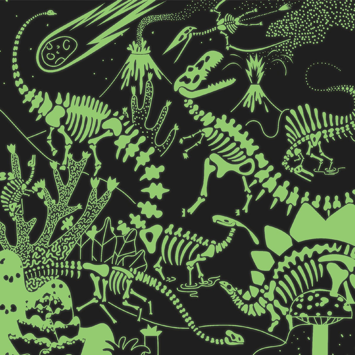 Glow in the Dark: Dinosaurs Illuminated 500 Piece Puzzle - Quick Ship