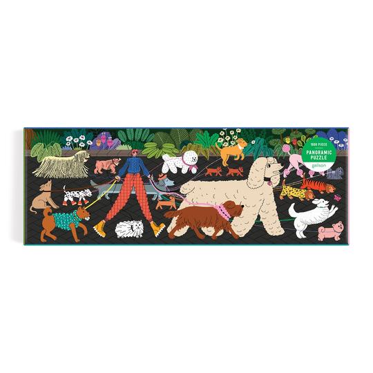 Dog Walk 1000 Piece Panoramic Jigsaw Puzzle - Quick Ship