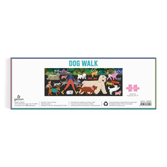 Dog Walk 1000 Piece Panoramic Jigsaw Puzzle - Quick Ship