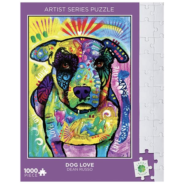 Dean Russo's Dog Love 1000 Piece Puzzle - Quick Ship - Puzzlicious.com