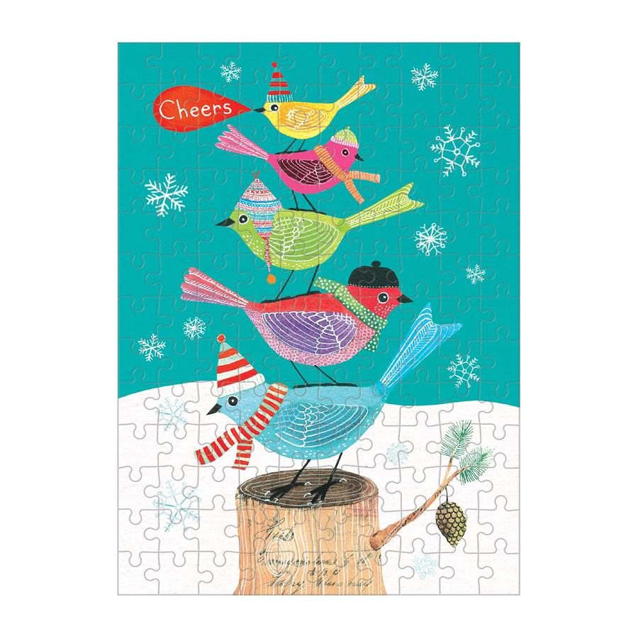 Festive Friends 130 Piece Mini Jigsaw Puzzle - Puzzlicious.com