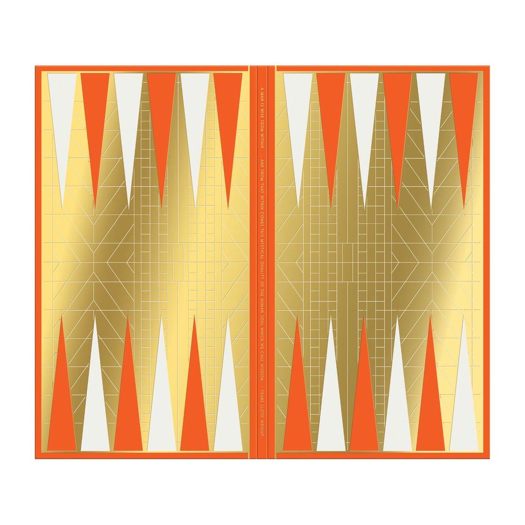 Frank Lloyd Wright Backgammon Set - Quick Ship - Puzzlicious.com