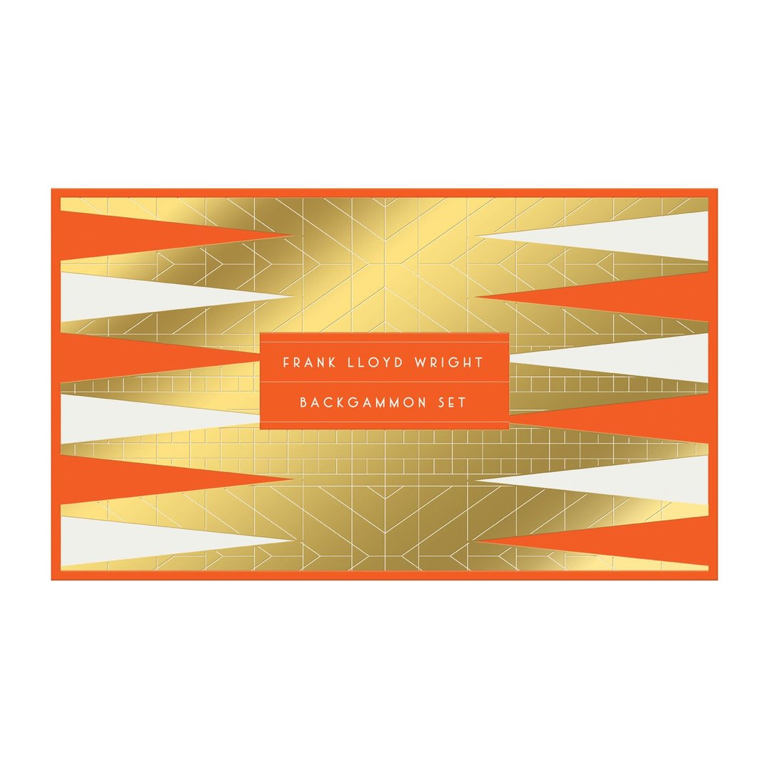 Frank Lloyd Wright Backgammon Set - Quick Ship - Puzzlicious.com